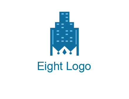 crown in building logo