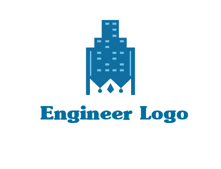 crown in building logo