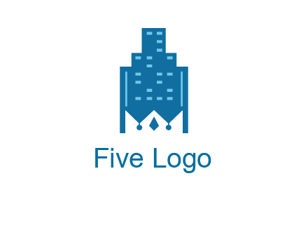 crown in building logo