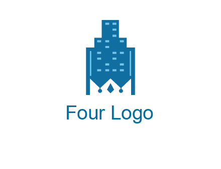 crown in building logo