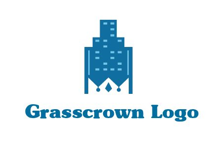 crown in building logo
