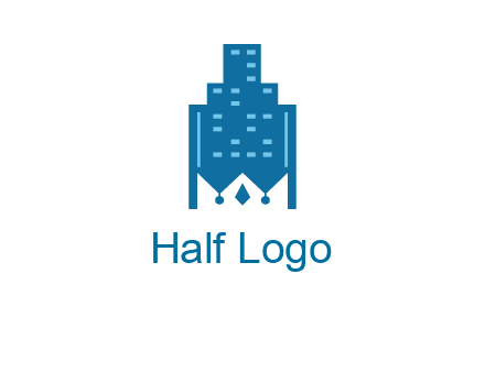 crown in building logo