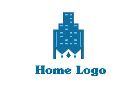 crown in building logo