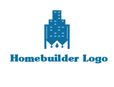 crown in building logo