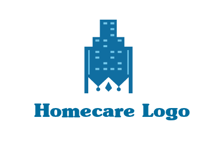 crown in building logo