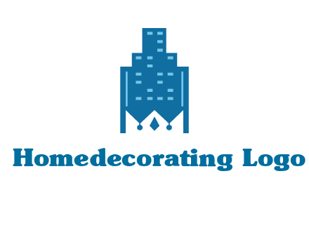 crown in building logo