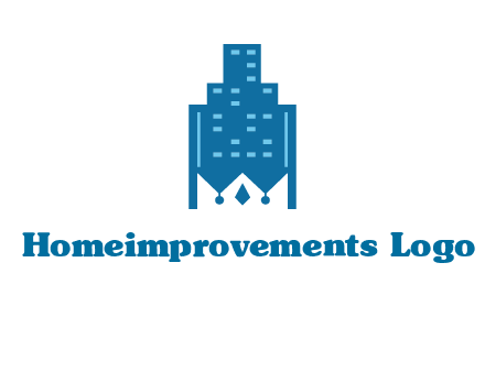 crown in building logo