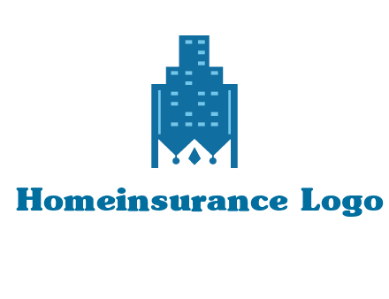 crown in building logo