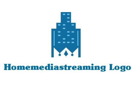 crown in building logo