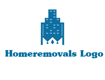 crown in building logo