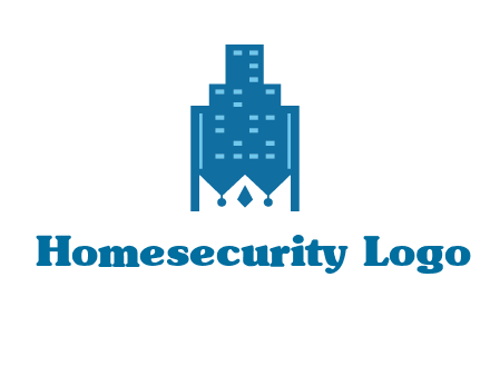 crown in building logo