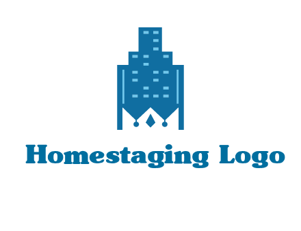 crown in building logo