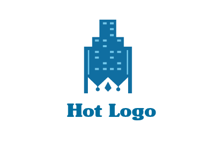 crown in building logo