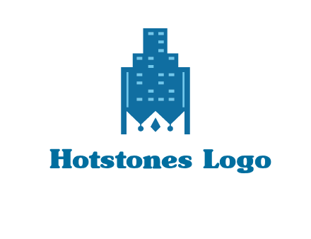 crown in building logo