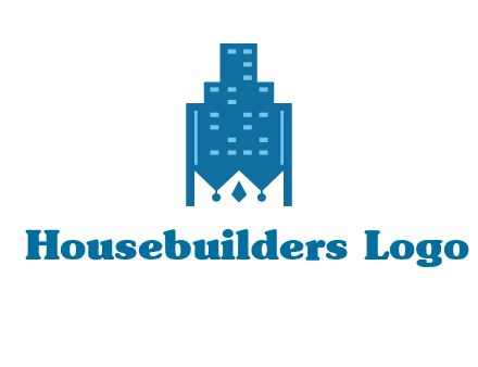 crown in building logo