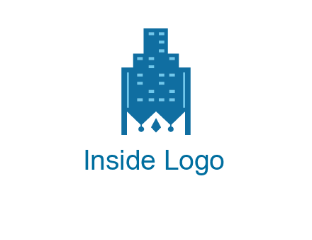 crown in building logo