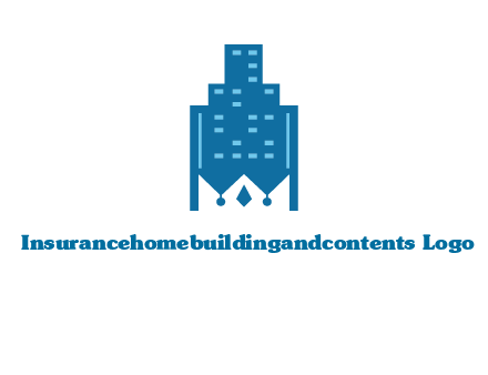crown in building logo