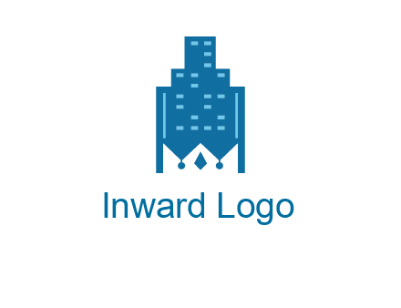 crown in building logo