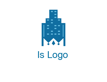 crown in building logo