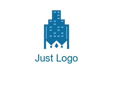crown in building logo