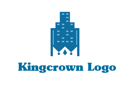 crown in building logo