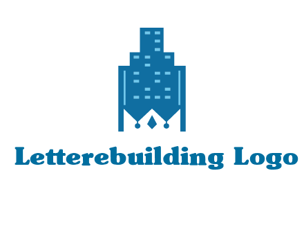 crown in building logo
