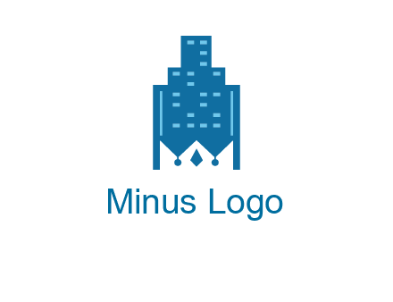 crown in building logo