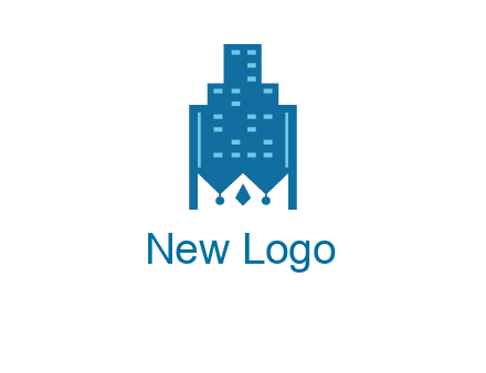 crown in building logo