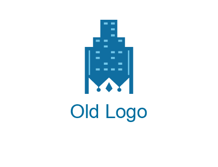 crown in building logo