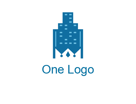 crown in building logo