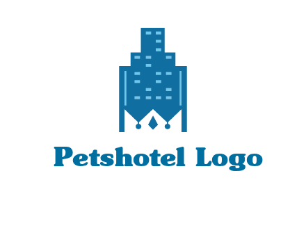 crown in building logo