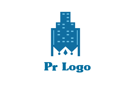 crown in building logo