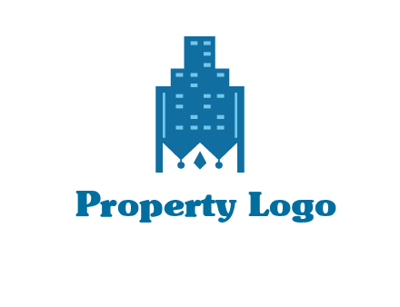 crown in building logo