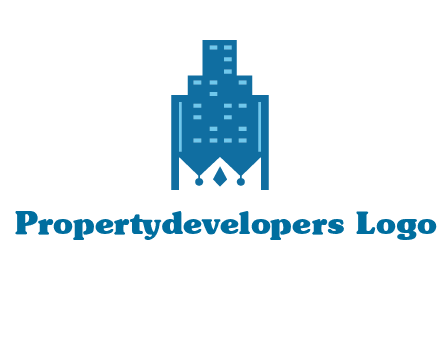 crown in building logo