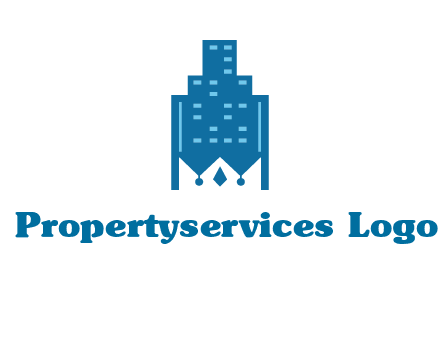 crown in building logo