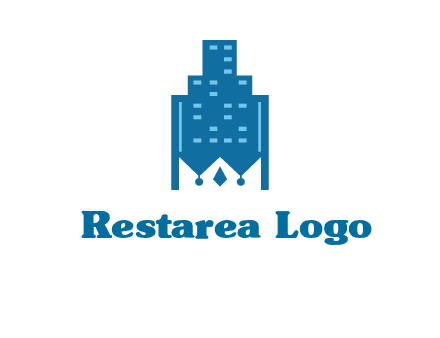 crown in building logo