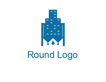 crown in building logo