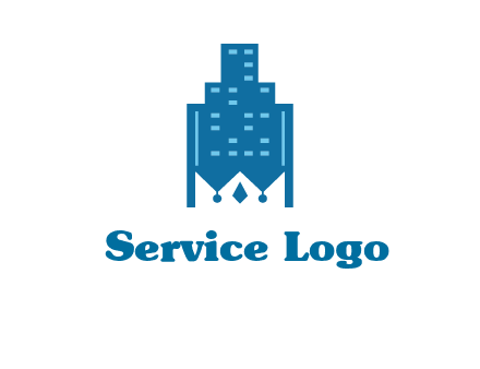 crown in building logo