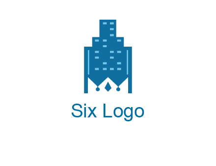 crown in building logo
