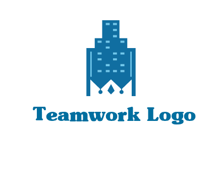 crown in building logo