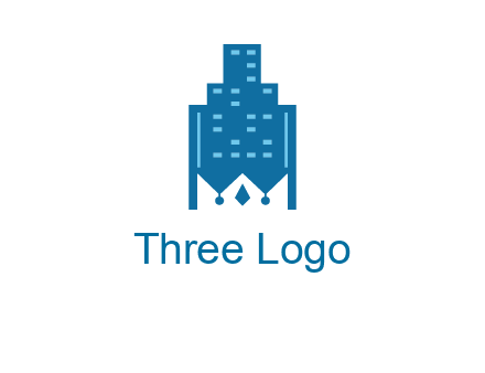 crown in building logo