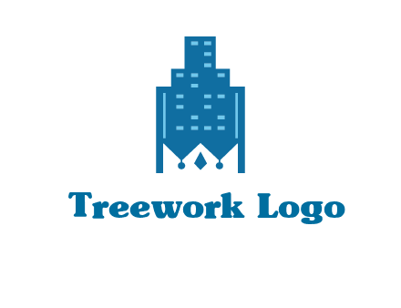 crown in building logo
