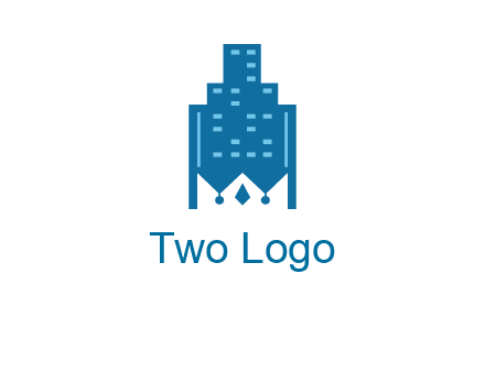 crown in building logo