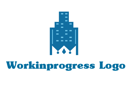 crown in building logo