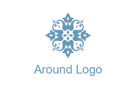 floral ornament logo
