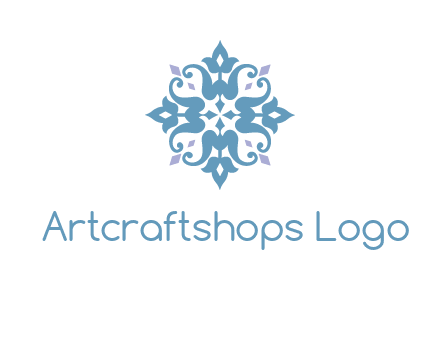 floral ornament logo