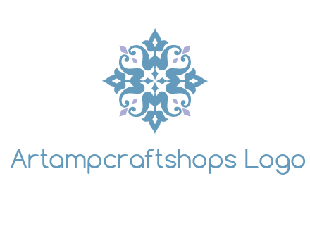 floral ornament logo