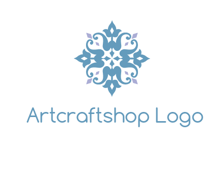 floral ornament logo