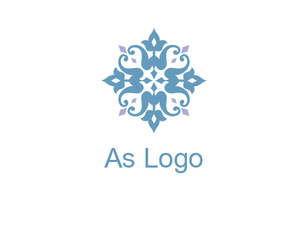 floral ornament logo