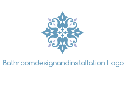 floral ornament logo